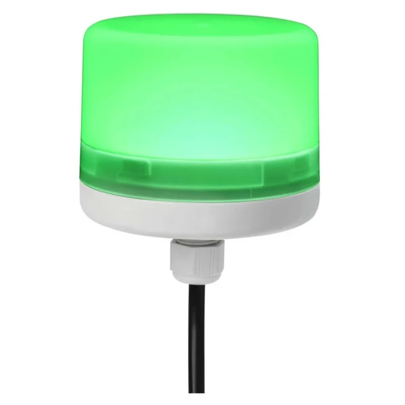 RS PRO Green LED Beacon 24V DC Steady Light IP66 Polycarbonate Housing 199-9734