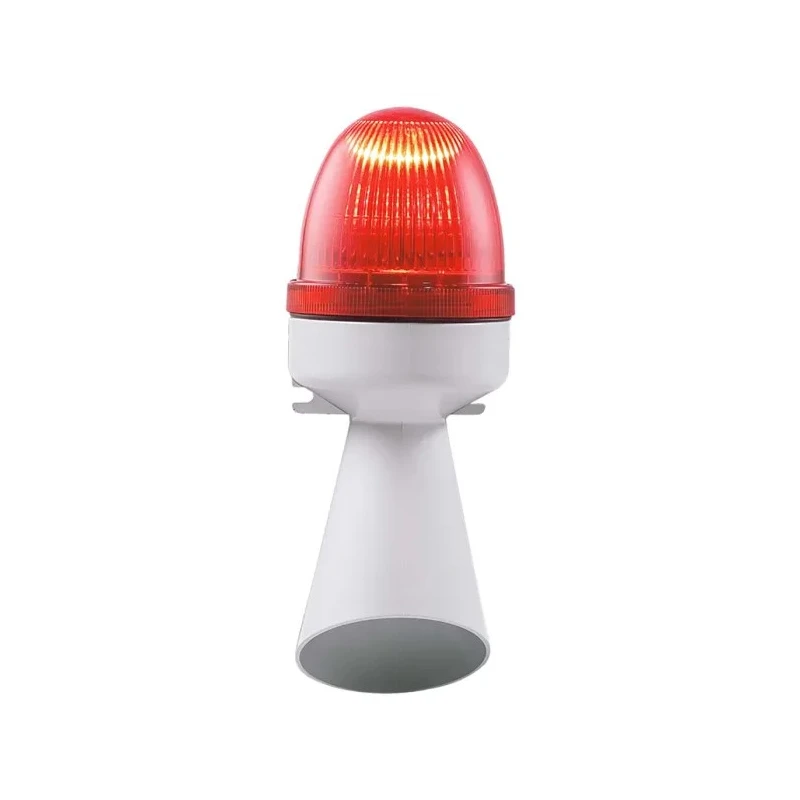 RS PRO Red Beacon-Buzzer Combination 24V DC 96 dB IP43 ABS/Polycarbonate Housing 199-9741