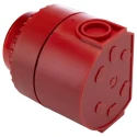 RS PRO Red Beacon-Sounder Combination, IP44 24V DC 114 dB Sound Level 32 Tones Polycarbonate Housing IP44 IP44
