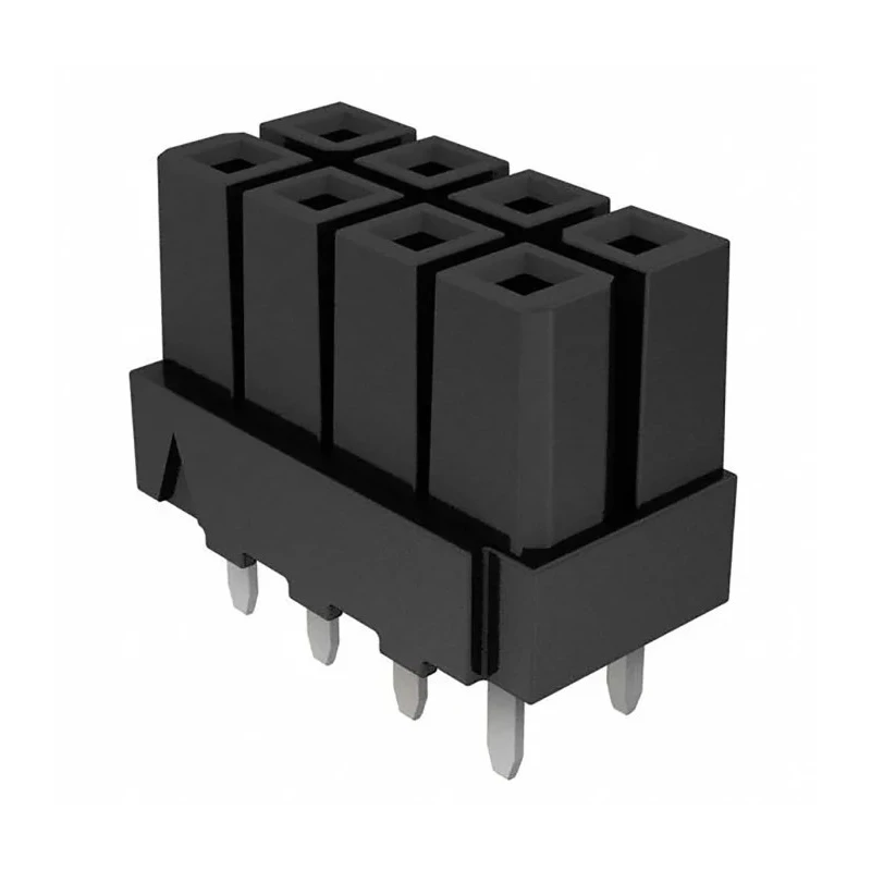 Samtec Top Entry Through Hole PCB Socket 4-Contact 2 Row 4.19 mm Pitch Solder IPBS-102-01-T-D-GP