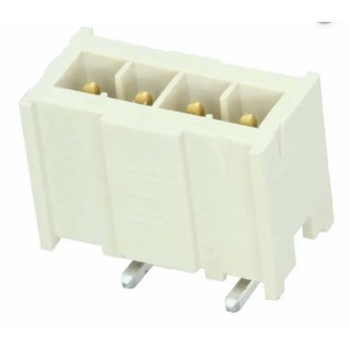 Samtec IPL1 Series Straight Surface PCB Header, 10 Contacts, 2.54 mm Pitch, 2 Row, Shrouded IPL1