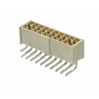 Samtec IPL1 Series Straight Surface PCB Header 24 Contacts 2.54 mm Pitch 2 Row Shrouded IPL1