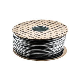 RS PRO 3 Core Flexible Power Cable, Black, 1mm², 70°C Maximum Operating Temperature, 100m H05VV-F 491-881