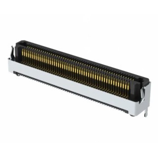 Samtec LSHM Series Straight Surface PCB Header, 100 Contact(s), 0.5 mm Pitch, 1 Row, Shrouded LSHM-150-04.0-L-DV-A-N-TR