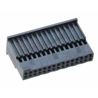 Samtec ISDF Female PCB Connector Housing, 10 Way, 1 Row, 1.27 mm Pitch, Top Entry ISDF-10-S-M