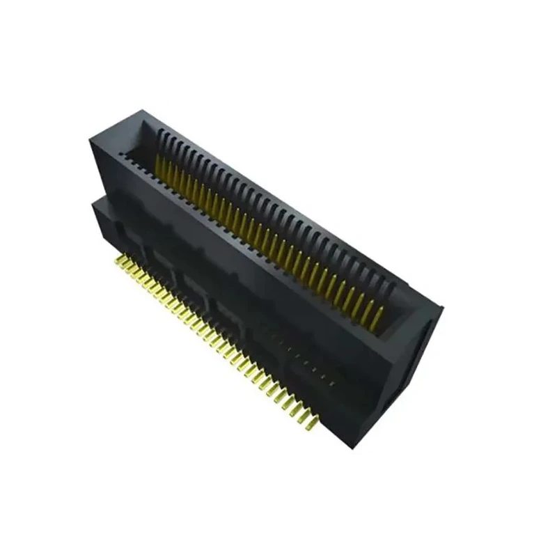 Samtec MEC6 Series Right Angle Edge Connector Female, Surface Mount, 10 Contacts, 0.635 mm Pitch, 1 Row, Solder Termination 