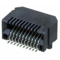 Samtec MECT Series Vertical Edge Connector Female, Surface Mount, 10 Contacts, 2 Row, Gold Plated MECT-110-01-MM-D-RA1