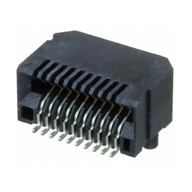 Samtec MECT Series Vertical Edge Connector Female, Surface Mount, 10 Contacts, 2 Row, Gold Plated MECT-110-01-MM-D-RA1
