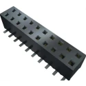 Samtec MMS Series 6-Contact 1 Row 2 mm Pitch Straight Through Hole PCB Socket MMS-106-02-L-SH-TR