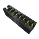 Samtec Shunt Connector Black 12 Contacts 2.54 mm Pitch Straight Male 450V 3.9A MNT-112-BK-G