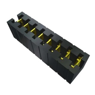Samtec Shunt Connector Black 12 Contacts 2.54 mm Pitch Straight Male 450V 3.9A MNT-112-BK-G