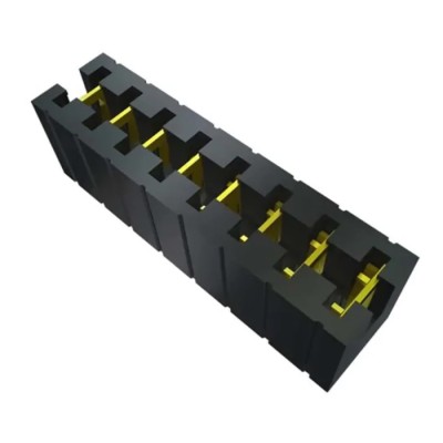 Samtec Shunt Connector Black 12 Contacts 2.54 mm Pitch Straight Male 450V 3.9A MNT-112-BK-G