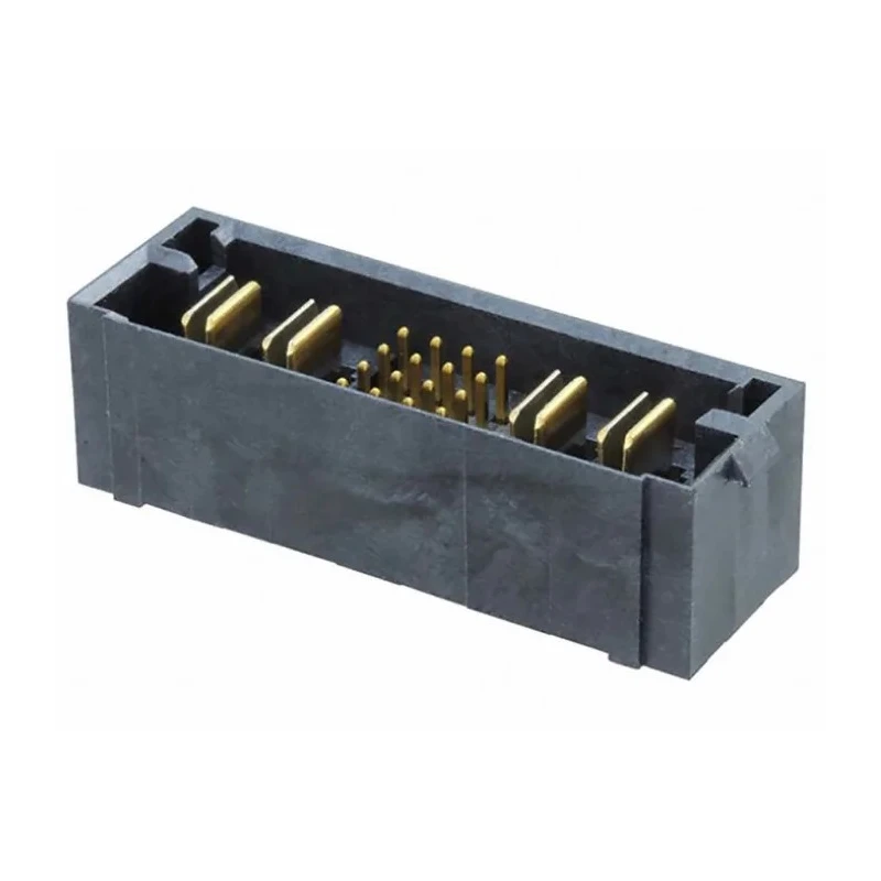 Samtec MPTC Series Straight Through Hole PCB Header, 20 Contacts, 2 mm Pitch, 10 Rows, Shrouded MPTC-02-16-02-6.30-01-L-V-LC