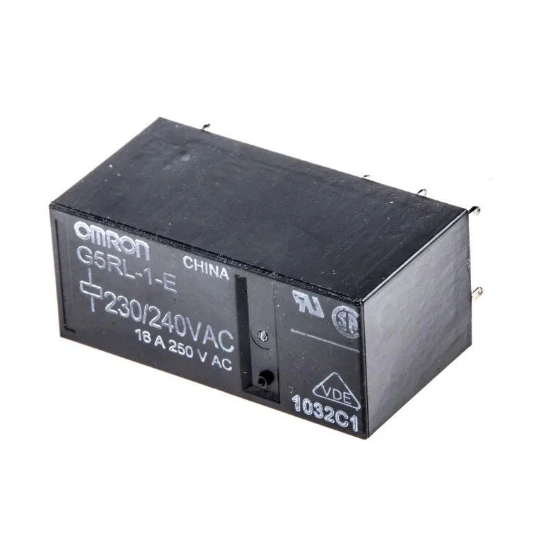 Omron PCB Power Relay 240V AC Coil 16A Switching Current SPDT G5RL-1-E AC230/240