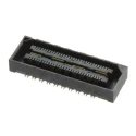Samtec QSH-RA Series Right Angle Through Hole PCB Socket, 60-Contact, 2 Row, 0.55 mm Pitch, 220V, 21.8A QSH-030-01-H-D-A