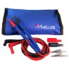 Mueller Electric Multimeter Test Probe Kit 10A, Banana Jack, Alligator Clip, Angle Plug KT-BMMPS