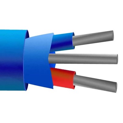 RS PRO Type T Thermocouple Cable/Wire Unscreened 100 m Polyvinyl Chloride Insulation 105 °C Max 7 x 0.2 mm Strands 200-0630