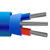RS PRO Type T Thermocouple Cable/Wire Unscreened 100 m Polyvinyl Chloride Insulation 105 °C Max 7 x 0.2 mm Strands 200-0630