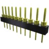 Samtec TS Series Straight Through Hole Pin Header, 1 Contact, 2.54 mm Pitch, 1 Row, Unshrouded TS-101-G-A