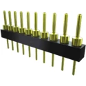 Samtec TS Series Straight Through Hole Pin Header, 32 Contacts, 2.54 mm Pitch, 1 Row, Unshrouded TS-132-T-A