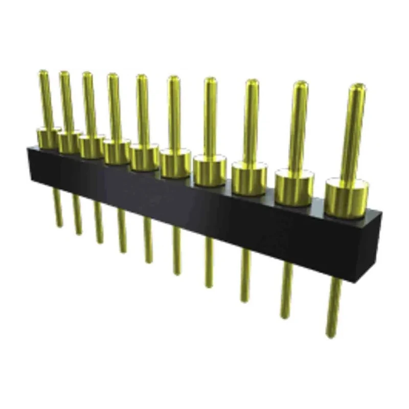 Samtec TS Series Straight Through Hole Pin Header 20 Contacts 2.54 mm Pitch 1 Row Unshrouded TS-120-T-AA