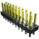 Samtec TSW Series Straight Through Hole Pin Header, 6 Contacts, 2.54 mm Pitch, 1 Row, Unshrouded TSW-106-08-F-S