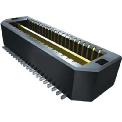 Samtec QTE Series Straight Surface PCB Header, 80 Contacts, 0.8 mm Pitch, 2 Row, Shrouded, 225 V Current 2A QTE-040-07-F-D-A