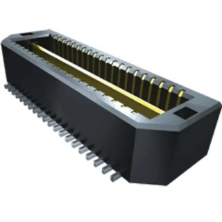 Samtec QTE Series Straight Surface PCB Header, 80 Contacts, 0.8 mm Pitch, 2 Row, Shrouded QTE-040-02-F-D-A-K