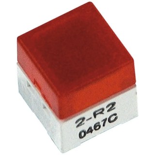 Omron Illuminated Red Tactile Switch Cap SPST-NO Momentary 50mA 24V DC PCB Mount IP00 