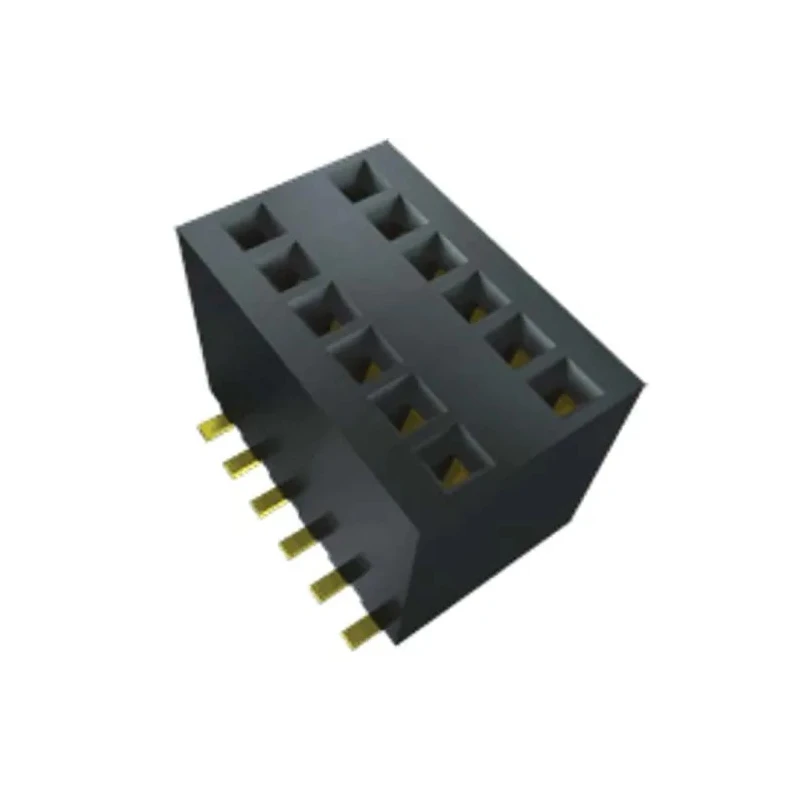 Samtec RSM Series Straight Surface PCB Socket 20-Contact 2 Row 1.27 mm Pitch Solder RSM-110-02-L-D-LC