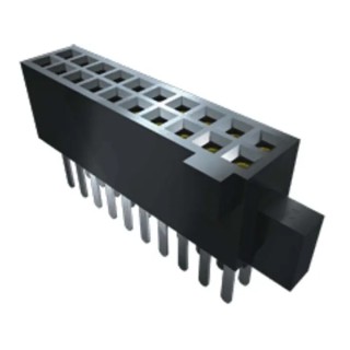 Samtec SFM Series Straight Surface PCB Socket 40-Contact 2 Row 1.27 mm Pitch Through Hole SFM-120-02-S-D-A-K-TR