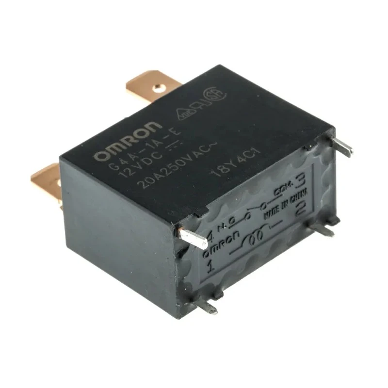 Omron Power Relay 12V DC Coil 20A Switching Current SPST G4A-1A-E DC12