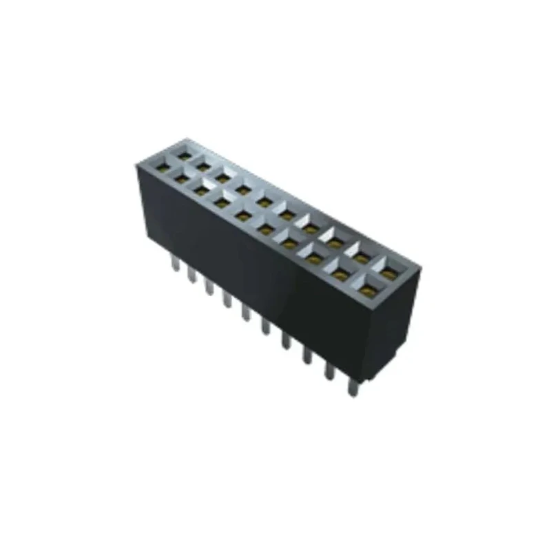 Samtec SFMC Series Straight Surface PCB Socket 8-Contact 2 Row 1.27 mm Pitch Through Hole SFMC-104-L2-S-D-TR