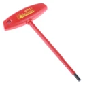 Wiha T Metric Hex Key Long Arm, 5 mm Hex Size, Chrome Vanadium Steel, Black Finish 27929
