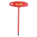 Wiha T Metric Hex Key Long Arm, 5 mm Hex Size, Chrome Vanadium Steel, Black Finish 27929