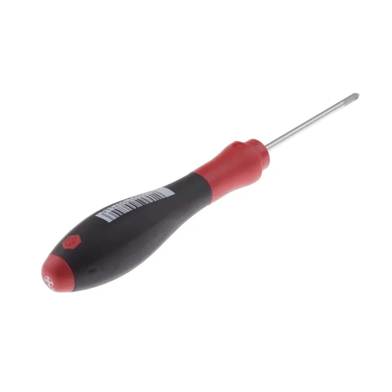 Wiha Philips Screwdriver PH0 Tip 60 mm Blade, 164 mm Overall Length Bi-Material Handle Chrome Vanadium Steel 00754