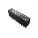Samtec Straight Surface PCB Socket, 10-Contact, 2 Row, 1.27 mm Pitch, Through Hole, 310V SFMC-105-T1-S-D