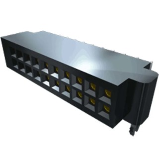 Samtec SFMH Series Horizontal Surface PCB Header, 20 Contacts, 1.27 mm Pitch, 2 Row, Shrouded SFMH-110-02-L-D-WT