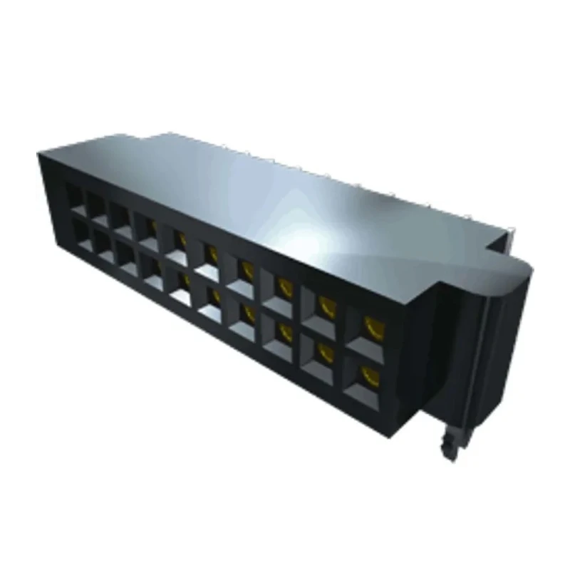 Samtec SFMH Series Horizontal Surface PCB Header, 20 Contacts, 1.27 mm Pitch, 2 Row, Shrouded SFMH-110-02-L-D-WT