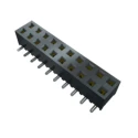 Samtec SMM Series Straight Surface PCB Socket, 2-Contact, 1 Row, 2 mm Pitch Surface Mount SMM-102-02-F-S