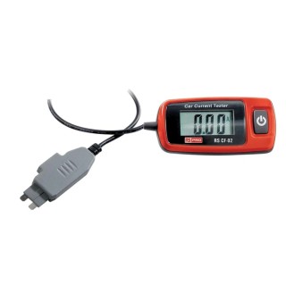 RS PRO Automotive Current Tester 20 A, 48 V AC, LCD Backlight, Battery Powered 200-3704