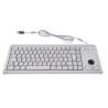 Cherry Wired USB Compact Trackball Keyboard QWERTY UK Layout Grey Industrial Grade 83 Keys G84-4400LUBGB-0