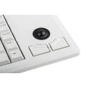 Cherry Wired USB Compact Trackball Keyboard QWERTY UK Layout Grey Industrial Grade 83 Keys G84-4400LUBGB-0