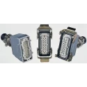 EPIC Heavy Duty Power Connector Kit with Dust Cover, Insert, Bulkhead Housing, 16 Contacts, 10A 10072000+10087000+10195000