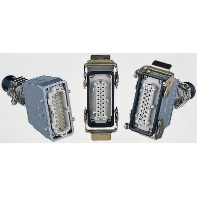 EPIC Heavy Duty Power Connector Kit with Dust Cover, Insert, Bulkhead Housing, 16 Contacts, 10A 10072000+10087000+10195000
