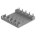 EAO Empty Terminal Strip Accessory for Fitting with Series Resistors 02-912.1