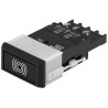 EAO Buzzer Panel IP40 75V AC/DC Continuous Tone Panel Mount Plastic Housing Switzerland IP40