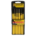 Stanley 6-Piece Pin Punch Set, 3mm Shank Diameter, 6in Overall Length, Chrome Vanadium Steel 4-18-226