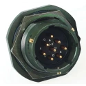 Amphenol Limited MIL Spec Circular Connector Copper Alloy Straight 19 Contacts 7.5A 850V Shell Size 14 62GB-16F14-19PN-760