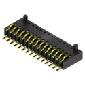 Samtec SEI Series Straight Surface PCB Socket, 10-Contact, 1 Row, 1 mm Pitch, Screw Termination SEI-110-02-G-S-AB